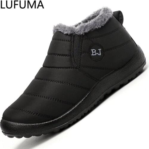 Winter Men Shoes Fashion Men Casual Shoes Waterproof Winter Male Loafers Slip On Warm Men Sneakers Big Size Zapatillas Hombre
