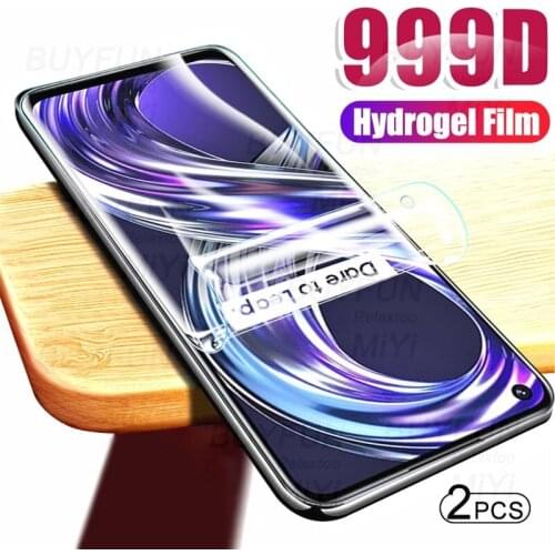 2PCS 999D Hydrogel Film For Realme 8i Screen Protectors Not Glass Realmi Realmy 8i 8 i Realme8i RMX3151 6.6'' Safty Protect Flim