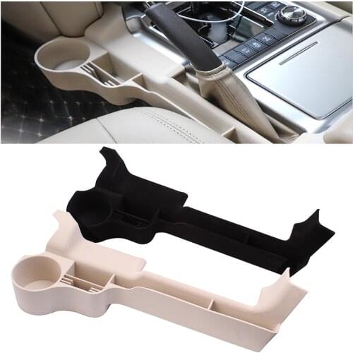 2016 2017 2018 2019 For Toyota Land Cruiser 200 Black Beige Car Interior Sear Crevie Storage Box Organizer Cup holder Brakest