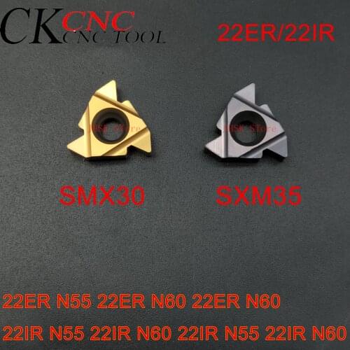 22ER/22IR cnc 22ER N55 22ER N60 22ER N60 22IR N55 22IR N60 22IR N55 22IR N60 High quality internal and external threaded blades