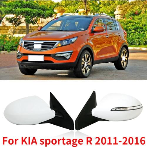CAPQX 3/5/7Wire For KIA sportage R 2011 2012 2013 2014 2015 2016 Outside Rearview Mirror Side Rear View Mirror assembly