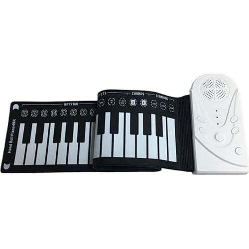 BS PPortable Alastic 49 Keys Flexible Roll Up Piano Electronic Soft Keyboard Piano Silicone Rubber Keyboard