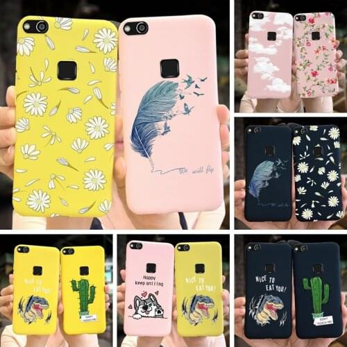 For Huawei P10 Lite Case 5.2" Stylish Colored Silicone Phone Case For Huawei P10 Lite WAS-LX1 P10lite Soft Coque Candy Bumper