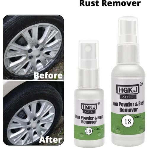 HGK-18 Car Paint Wheel Iron Powder Auto Cleaning Agent Wheel Rim Car Cleaner Spot Remover Polishes Coating Supplie Spot Rust Tar