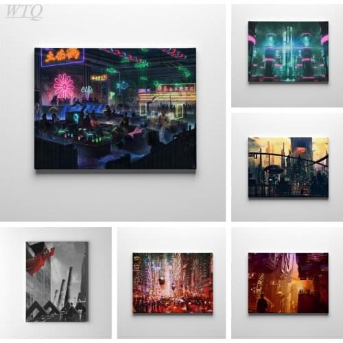 Game Poster Large-scale 3D Games Punk 2077 Anime Posters Wall Decor Wall Poster Canvas Painting Wall Art Picture Home Decor