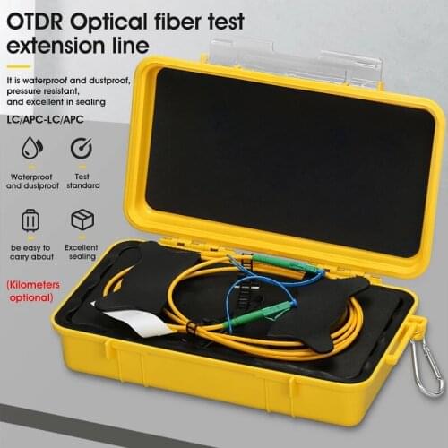 LC/APC-LC/APC OTDR Dead Zone Eliminator,Fiber Rings ,Fiber Optic OTDR Launch Cable Box 1km SM 1310/1550nm