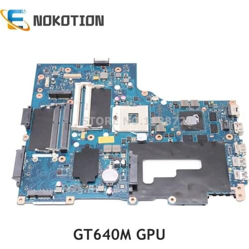 NOKOTION For Acer aspire V3-771G Laptop Motherboard NBRYQ11001 VA70 VG70 MAIN BOARD HM77 DDR3 GT640M graphics
