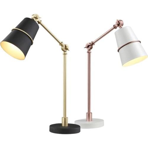Nordic new designer creative postmodern minimalist office living room desk bedside adjustable mechanical table lamp