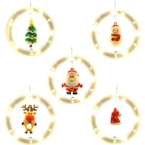 2022 New 3M Christmas Decorations Led Lights Wishing Ball Icicle Light String With 10 Luminous Pendant New Year Party Sturdy