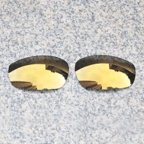Wholesale E.O.S Polarized Enhanced Replacement Lenses for Oakley Split Jacket Sunglasses - Bronze Gold Polarized Mirror