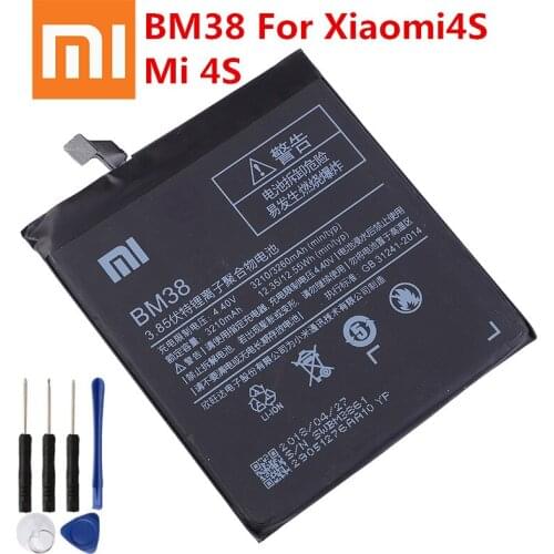 2020 Xiao mi Orginal BM38 3260mAh Battery For Xiaomi 4S Mi 4S Mi4S BM38 High Quality Phone Replacement Batteries
