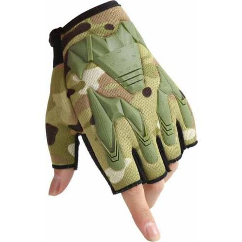 Newly Army Military Fingerless Tactical Gloves Fitness Gym Gloves Men Women Antiskid Anti-Slip Cycling Half Finger Mens Gloves