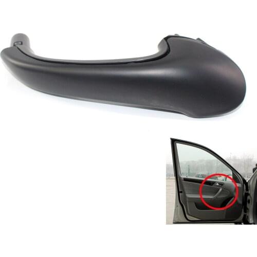 FRONT LEFT Grip Door Handle Black for Mercedes C Class W203 2003-07 ABS Plastic