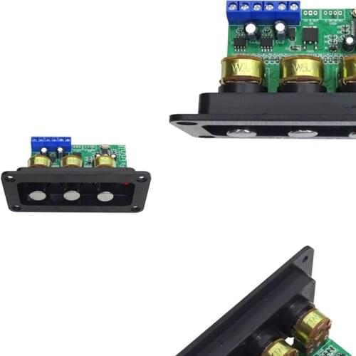 Bluetooth 5.0 Power Amplifier Board Stereo Sound Amplifiers 2X20W with U Disk AUX Treble Bass Adjustment Home Audio