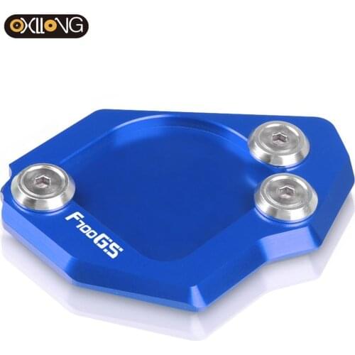 For BMW F700GS 2008-2017 F650GS Twin 2008-2014 Motorbike Kickstand Foot Side Stand Extension Pad Support Plate Motorcycle F700GS