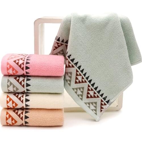 4pcs/lot Embroidered Towel Custom Gift Home adults Pure Cotton Towel Thickening Adult Gift Box Factory Direct Wholesale
