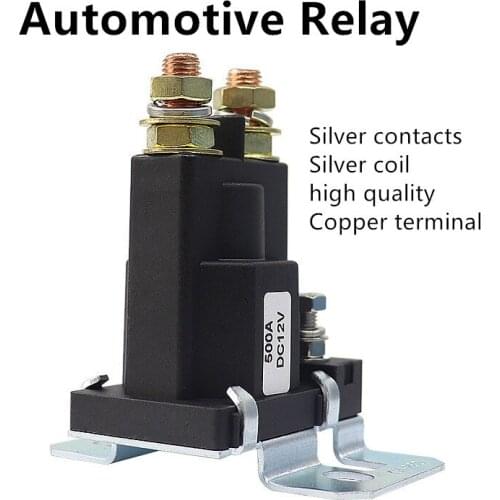 500A starting relay 12V / 24VDC post automotive relay