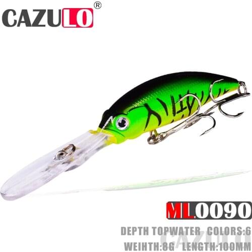 Minnow Fishing Lures Isca Artificial Weights 8g 10cm Floating Baits Topwater Wobblers De Pesca Tackle For Pike Fish Goods Leurre