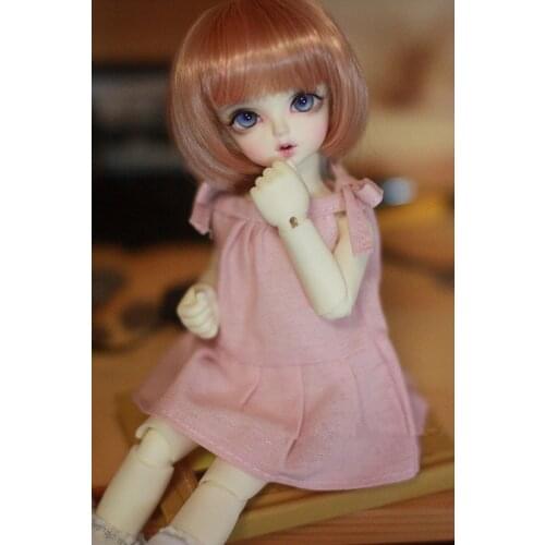 BJD doll dress light pink color for 1/4 1/3 BJD SD doll clothes doll accessories doll skirt