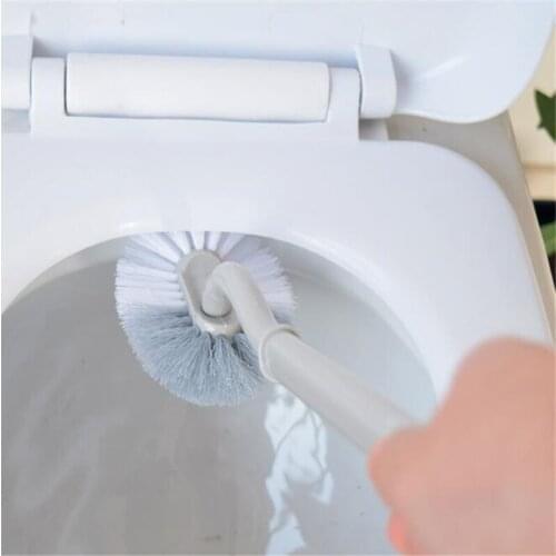 Stainless Steel Toilet Brushes Bathroom Cleaning Brush Handle Toilet Brush Head Holder For Kitchen Bathroom Cleaning Tool
