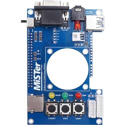 Terasic DE10-Nano IO Board Analog Video Output VGA Port For MiSTer FPGA IO Board Set 3.5mm Headphone Port Board