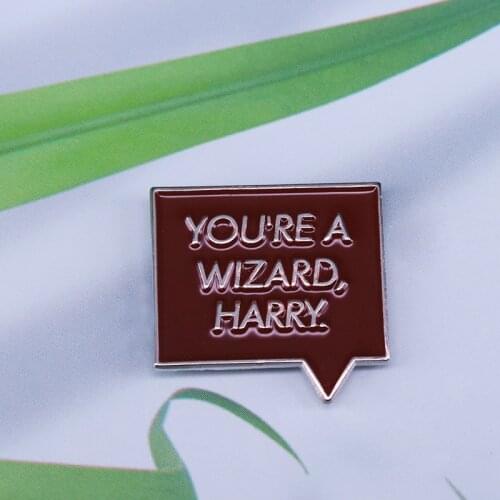 Funny dialog box reminder enamel pin fans gift