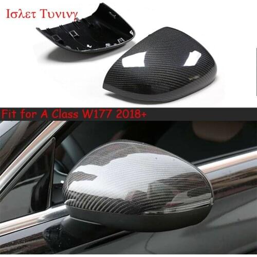 Replacement Carbon Fiber W177 V177 Mirror Cover for Mercedes-benz A class 2018 2019 2020
