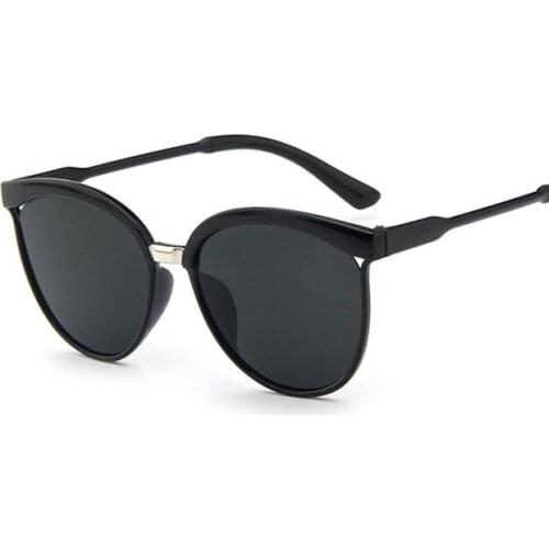 Cat Eye Sunglasses Women Trendy 90s Fashion Coating Mirror Sexy Cateye Sun Glasses For Female UV400 Womens Glasses