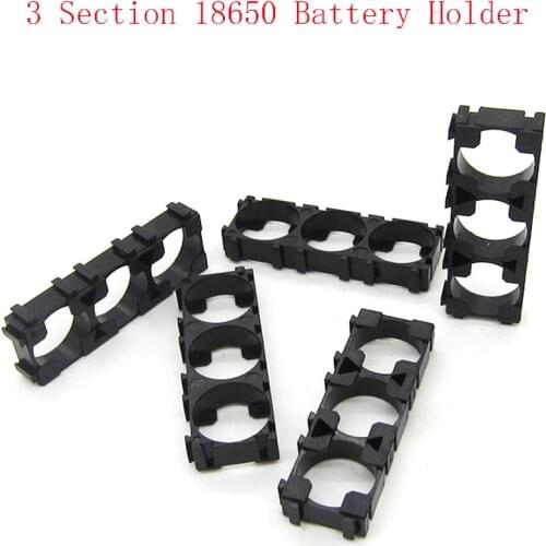 10 Pcs 3 Sections 18650 Battery Spacer Radiating Holder Bracket Electric Car Bike Toy 18650 Battery Holder