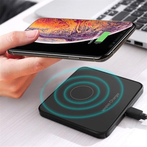 10W Wireless Charger Stand For iPhone X XS MAX XR 12 Pro Samsung S20 S10 S9 Fast Charging Dock Station Phone Charger