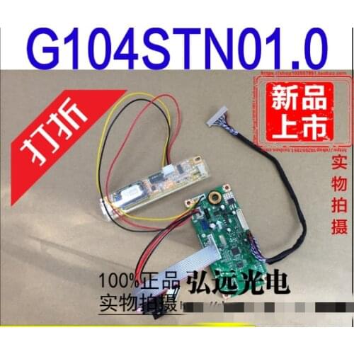 100% original test VGA Driver board FOR LCD SCREEN G104SN02 V.2 G104SN03 V.5 G104VN01 V.1 G104STN01.0 10.4 inch