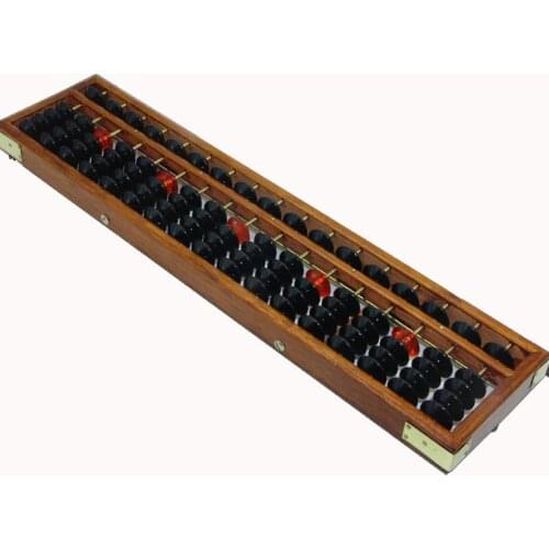 17 Column Medium Primary School Childrens Abacus Wooden Five Pearls Chinese Soroban Abacus Kids Computing Tools Math Toys