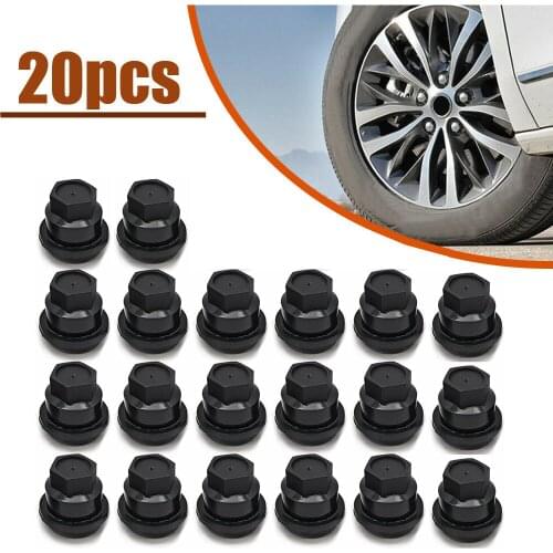 20pcs Plastic Wheel Lug Nut Covers 560-5208 BLACK FOR CHEVROLET S10 BLAZER GMC SONOMA Wheel Valve Cap Tire Valve Caps
