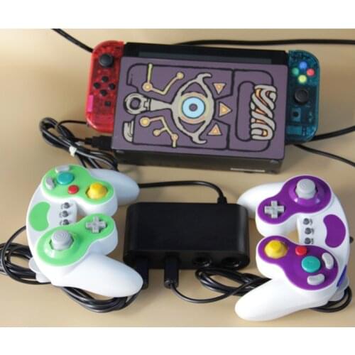 4 Ports For GameCube/NGC Controller Adapter Converter For WiiU /PC USB For Nintend Switch For NS