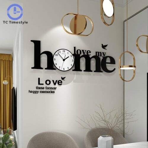Large Wall Clock Living Room Modern Design Personality Mute Decorative Quartz Clocks Home Pattern Simple Large Decor Big Watch