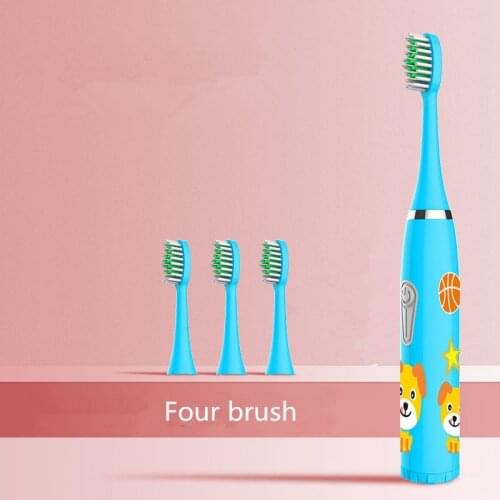 Cartoon Pattern Children Electric Toothbrush Double-sided Tooth Brush Heads Electric Teeth Brush Or Replacement Brush Heads Kids