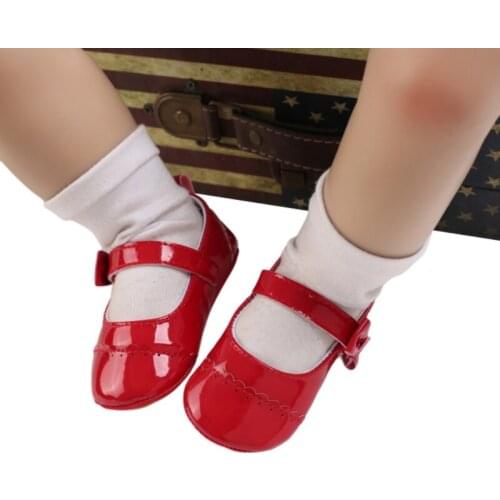 Newborn PU Leather Baby Shoes Prewalke First Walkers Autumn Baby Girls Princess Bowknot Shoes Baby Casual Shoes New Arrival