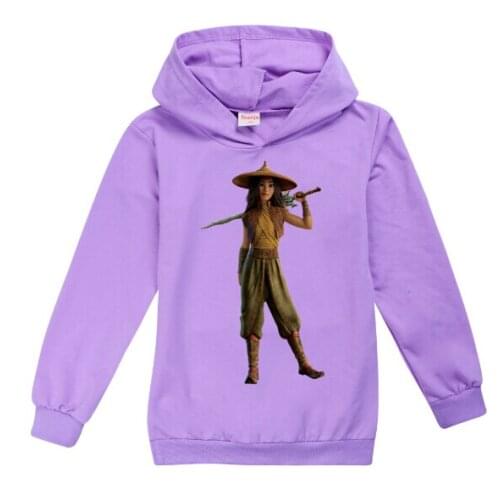 Kids Raya and The Last Dragon Hoodies Youtube Boys Hooded Sweatshirt Girls Hoodies Clothes Kids Full Sleeve Streetwear Pullover