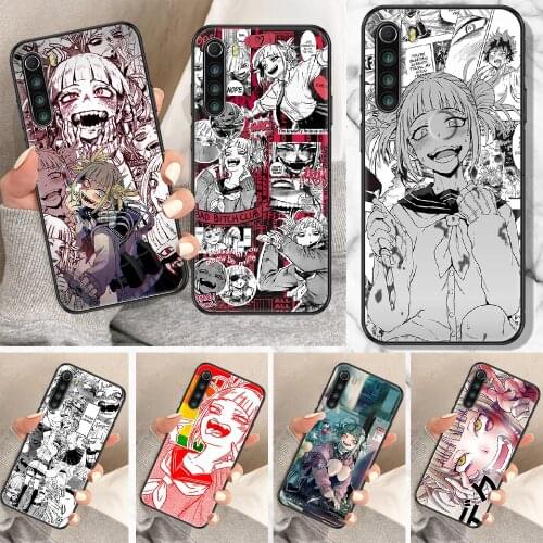 Himiko Toga Anime Phone Case For Xiaomi Redmi Note 7 8 9 10 7A 8T 9A 9T 9S 10S Pro black pretty cover trend prime silicone