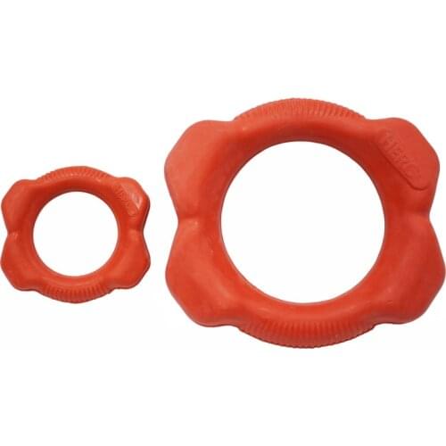 CAITEC Dog Toy Natural Rubber Ring Durable Bite Resistant Great for Tossing and Chasing 2 Sizes Suitable for Small to Large Dogs