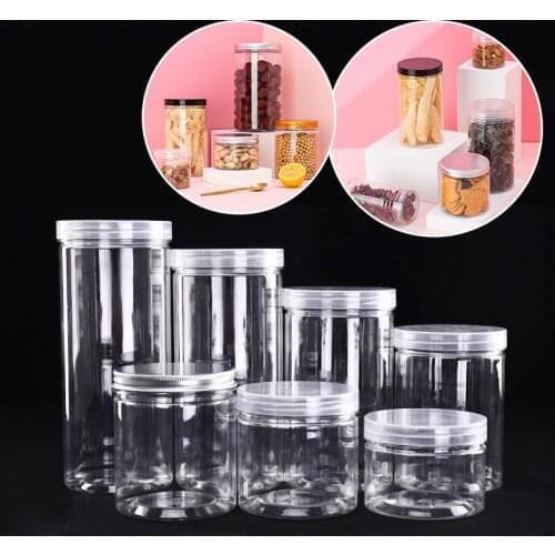 Kitchen Storage Tank Sealed Tank Storage Box Sealing Food Preservation Plastic Fresh Pot Container Transparent Sealed Cans