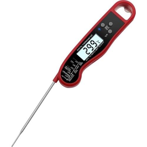 BBQ Barbecue Meat Thermometer Probe Type Liquid Thermometer Pen Waterproof Foldable Food Digital Thermometer