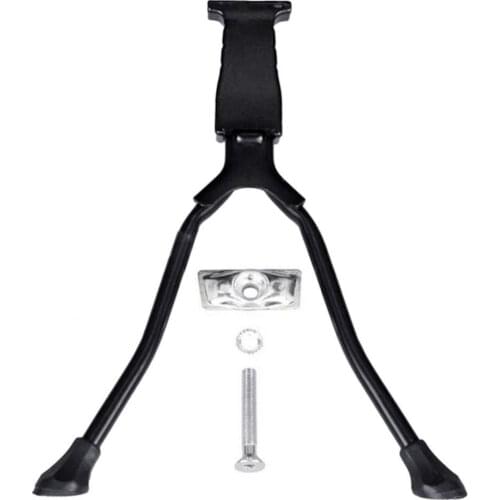 Aluminium Alloy Anti-slip Double Legs Center Mount Bicycle Kickstand Holder