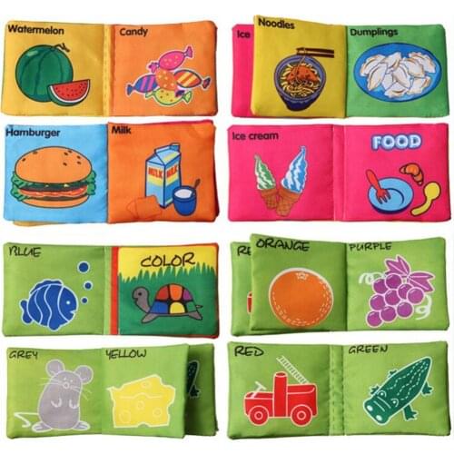 Intelligence Development Cloth Early Learning Book Educational Toy for Baby Kids Educational Montessori Toys For Children Gifts