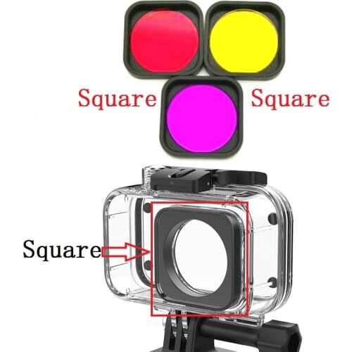 Mijia Original Waterproof Case Lens cap Housing filter/Diving UV Shell Cover for Xiaomi Mijia Mini 4K Action Camera Accessories