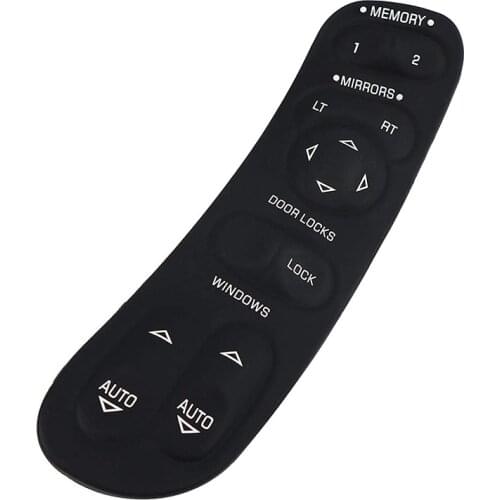 19209381 Left Driver Side Master Power Window Switch for Chevy Corvette C5 1997-2004 Window Switch Replaces 10092804