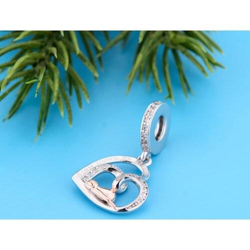 Fit Original Pandora Charm Bracelet 925 Sterling Silver Sloth In Heart Slow Down Be Happy Bead For Making Women Berloque 2021