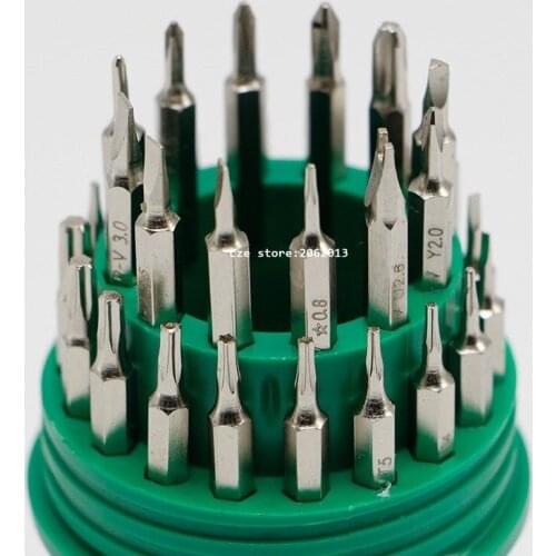 Precision Handle Screwdriver Set Magnetic Mobile Phone Repair Kit Tools 31 in 1