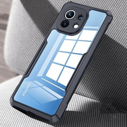 Airbag Shockproof Phone Case For Xiaomi Mi 11 Ultra Case Armor Military Anti-Fall TPU+PC Cover For Xiaomi Mi 11 Pro Mi 11 Coques