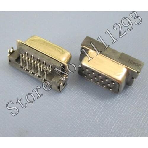 10pcs/lot VGA Jack D-SUB 15P F R/A DIP for Acer aspire one D255 D260 NAV50 NVA70 PAV70 AOD 532H etc CRT Connector